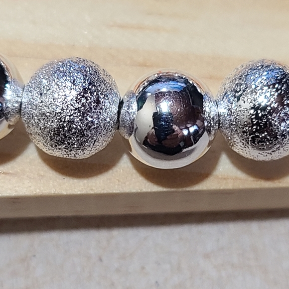 Silver bracelet 8mm - Picture 5 of 8